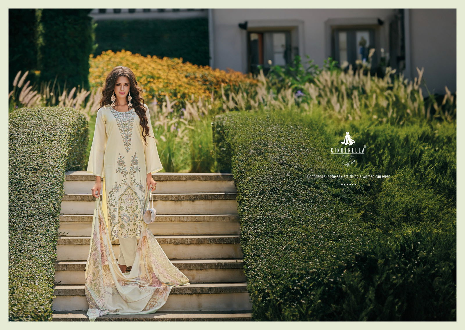 Scarlett By Cinderella Bambarg Muslin Embroidery Salwar Kameez Wholesale Market In Surat